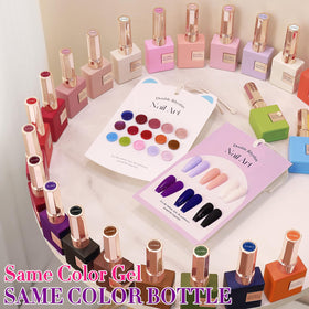 Double Rhythm top coat cured with glossy finish for long-lasting shine
