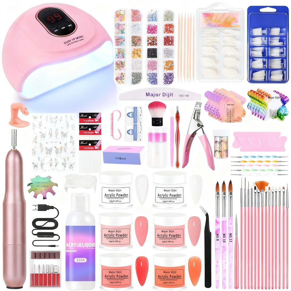 DouborQ complete kit laid out showing tools and powders for easy setup