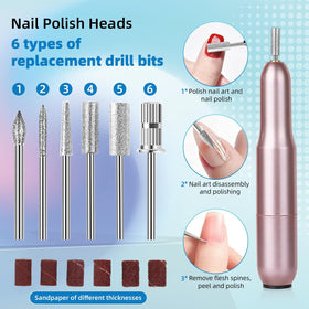 DouborQ brushes and nail forms detail, smooth application for cleaner results