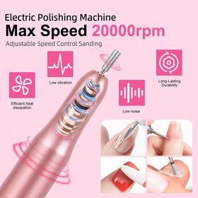 DouborQ nail brushes detail delivering precise acrylic application
