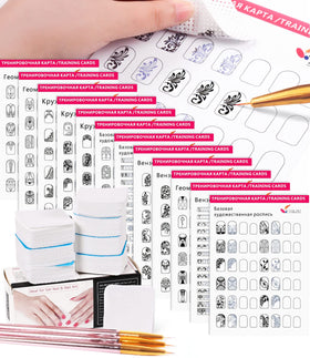 DouborQ three brushes close-up highlighting varied tips for precise nail strokes