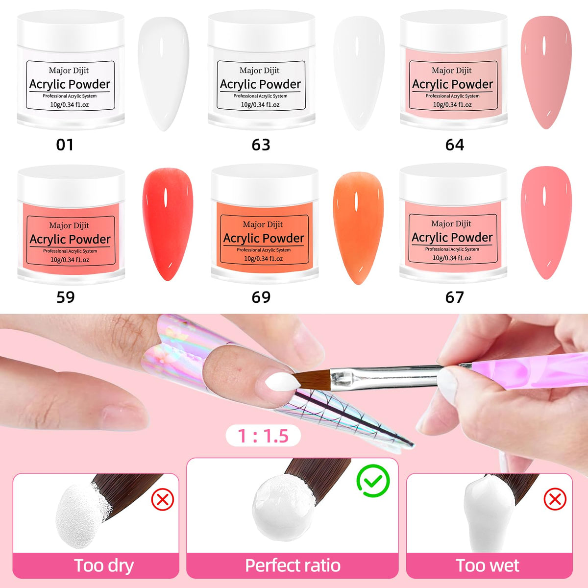 DouborQ UV lamp curing a nail to speed drying and strengthen finish