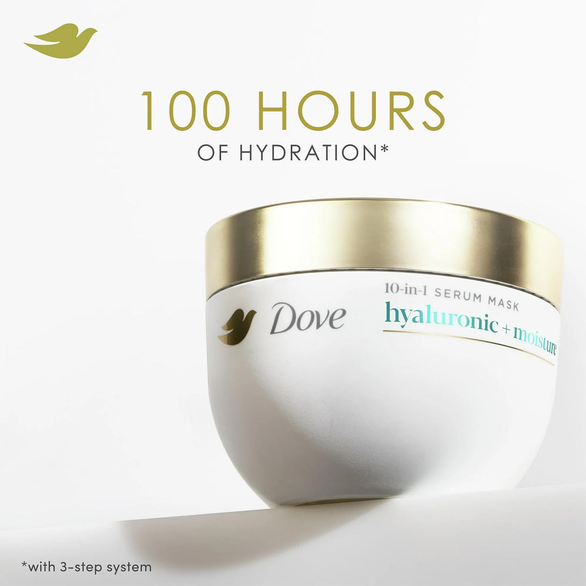 Dove after-use smooth hair showing frizz reduction and softer appearance