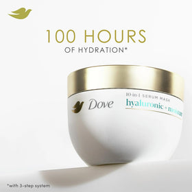 Dove after-use smooth hair showing frizz reduction and softer appearance
