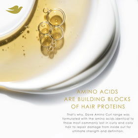 Dove shampoo creating lather in hand, demonstrating gentle cleansing benefit