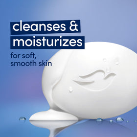 Dove bar lather close-up demonstrating creamy foam and gentle cleanse