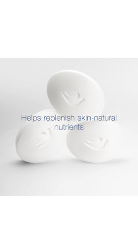 Dove bar packaging label detail highlighting dermatologist recommended benefit