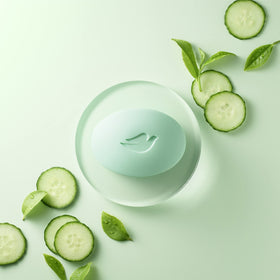 Dove soap texture detail highlighting 1/4 moisturizing cream for softer skin