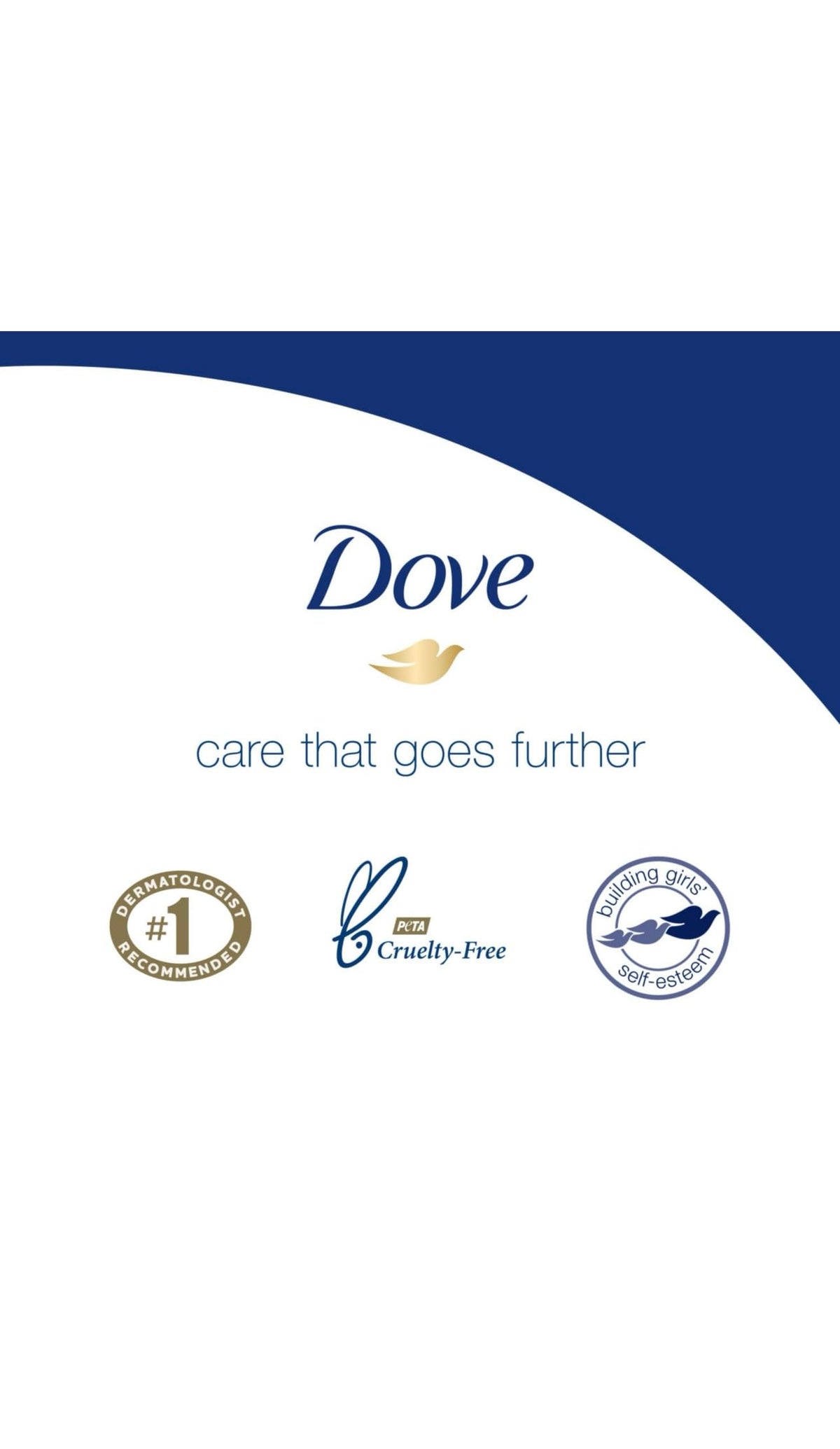 Dove bars held in hand for size comparison, convenient travel and family supply