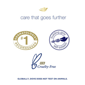 Dove beauty bar in bathroom setting promoting refreshing daily use