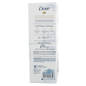 Dove beauty bar lather on hand demonstrating effective cleansing benefit