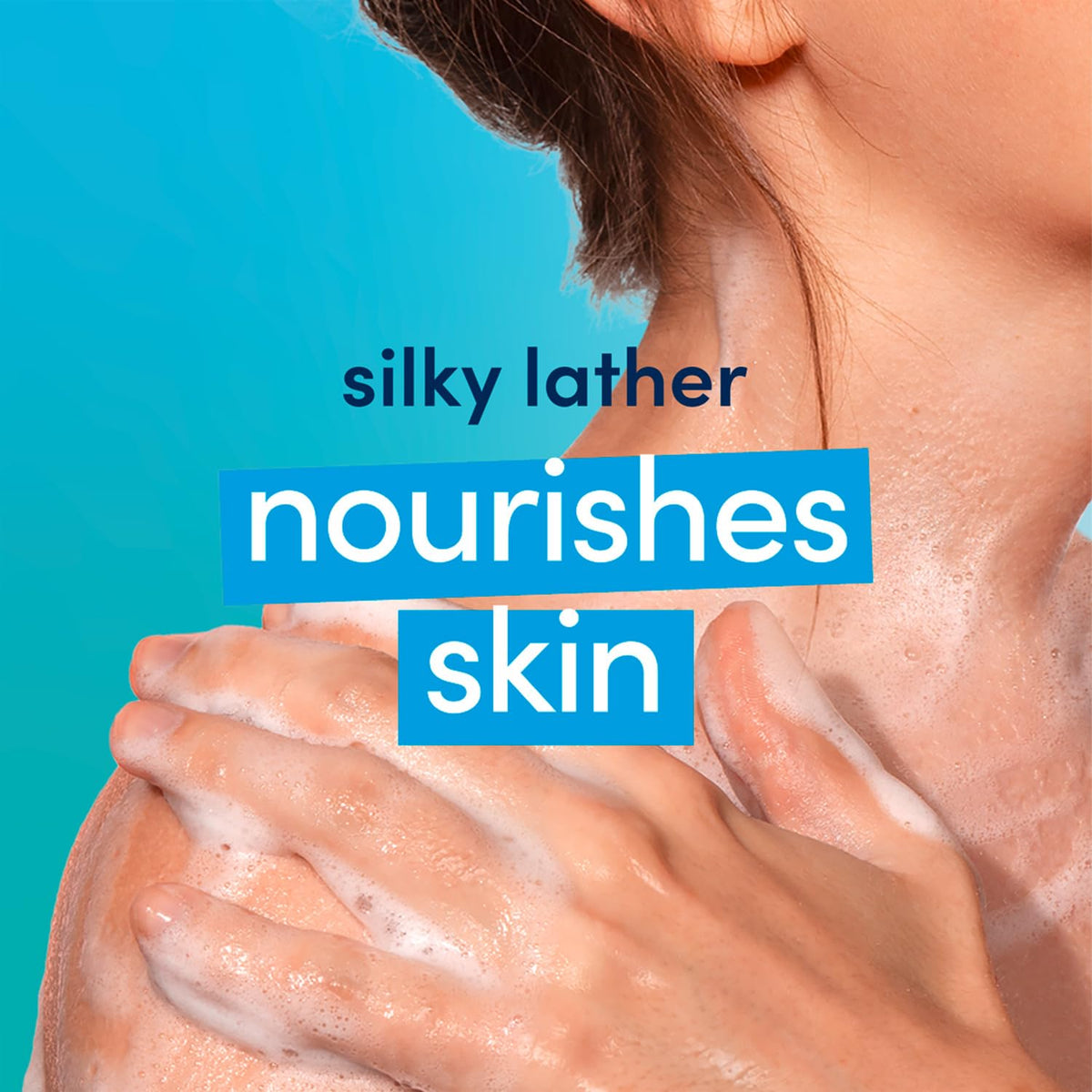 Dove label close-up showing ingredients and cruelty-free claims for reassurance