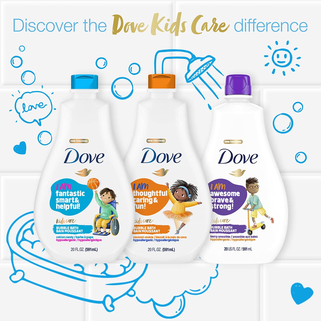 Dove foaming texture up close showing lightweight foam and gentle cleanse
