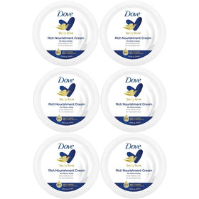 Dove front packaging jar showing label and compact travel benefit