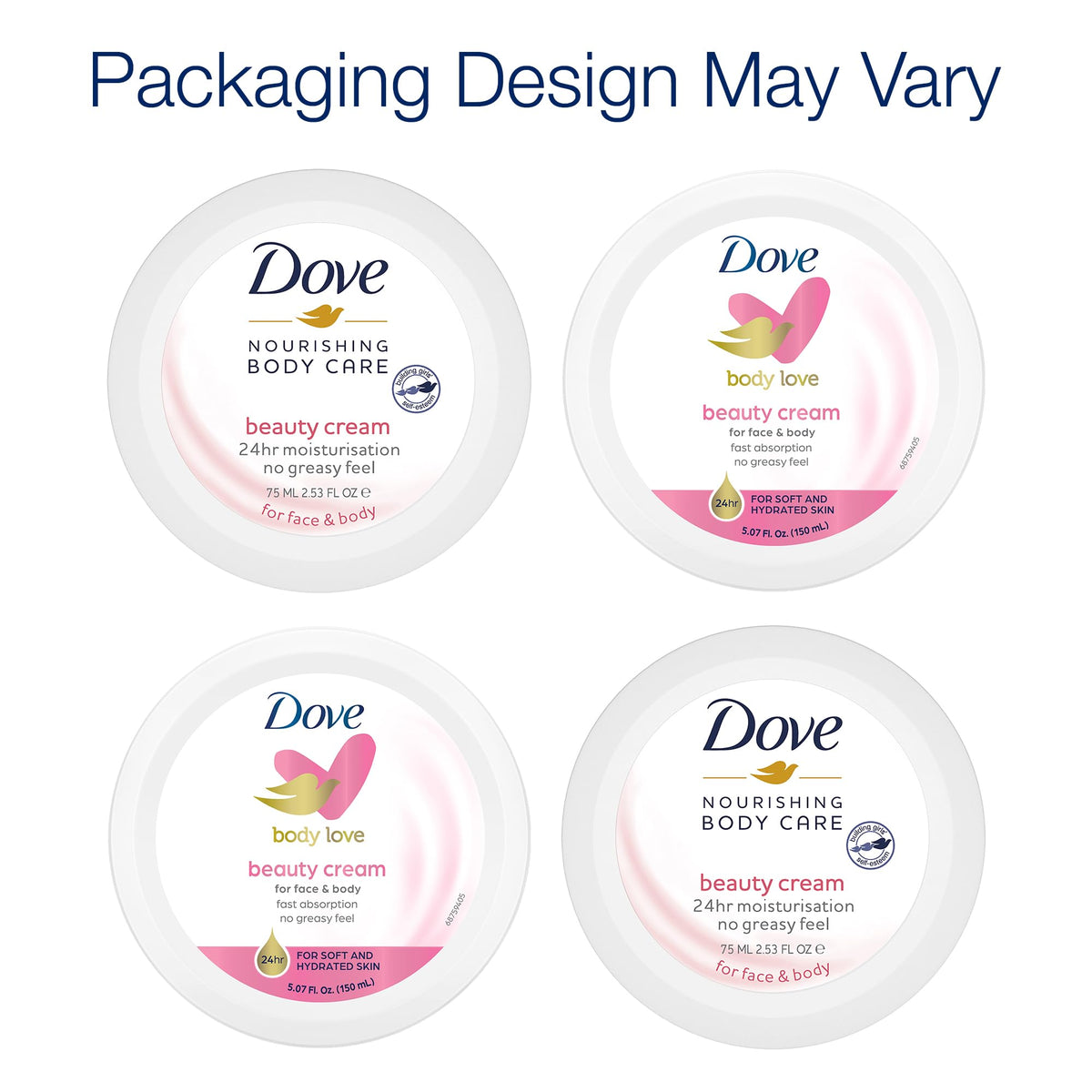 Dove in-use hand application demonstrating quick absorption and smooth skin