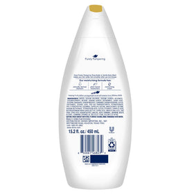 Dove close-up texture on palm demonstrating creamy lather and hydration