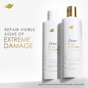 Dove bond serum dropper applying product for frizz control and protection