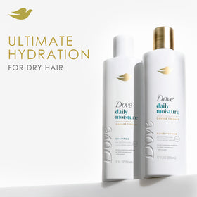 Dove bottle cap dispensing conditioner for easy application and controlled use