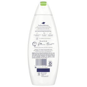 Dove flip-top cap detail for easy dispensing and shower convenience