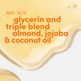 Dove bottle label and ingredient list showing glycerin and oils benefits