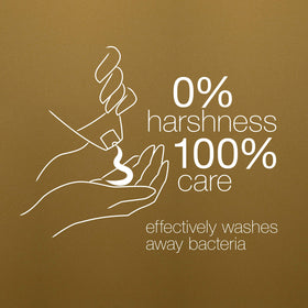Dove label highlighting 100% recycled plastic bottle and sustainability