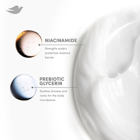 Dove conditioner applied to hair ends illustrating detangling benefit
