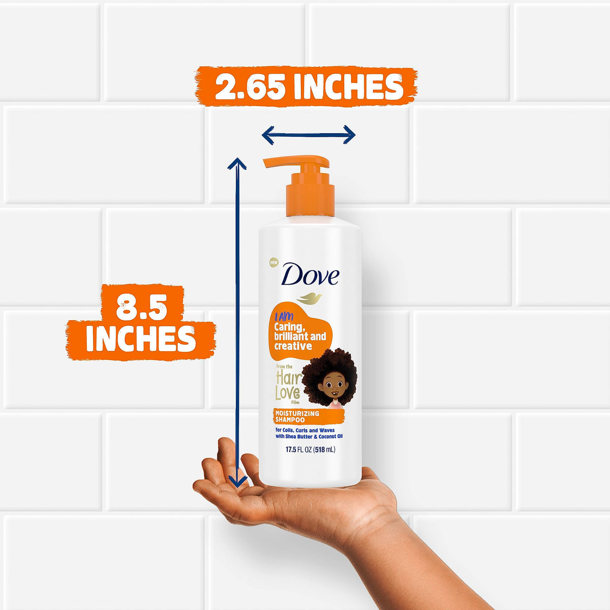 Dove conditioner cream close-up showing thick, smoothing formula