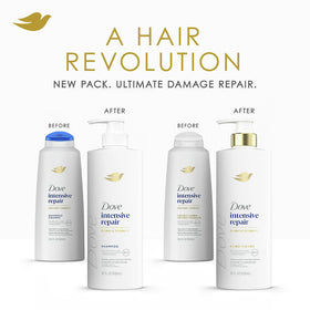 Dove conditioner pump dispensing creamy formula for smooth hair