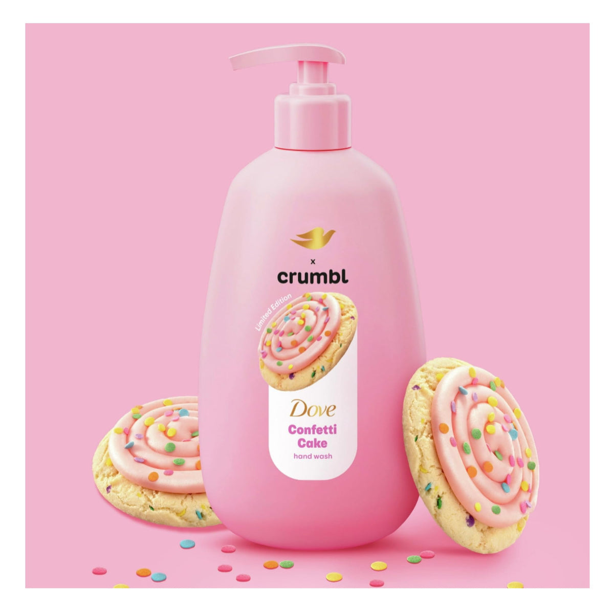 Dove lather foam texture showing gentle cleansing and soft feel