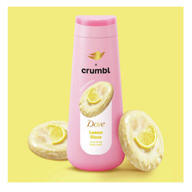 Dove scrub texture closeup showing gentle exfoliant for smooth skin