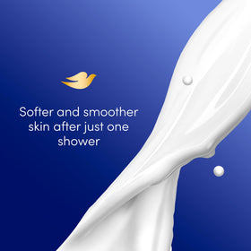 Dove deep nourishing bathroom lifestyle scene showing product in shower for everyday hydration