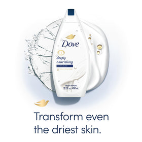 Dove deep nourishing lather texture on hand illustrating creamy foam and softening effect