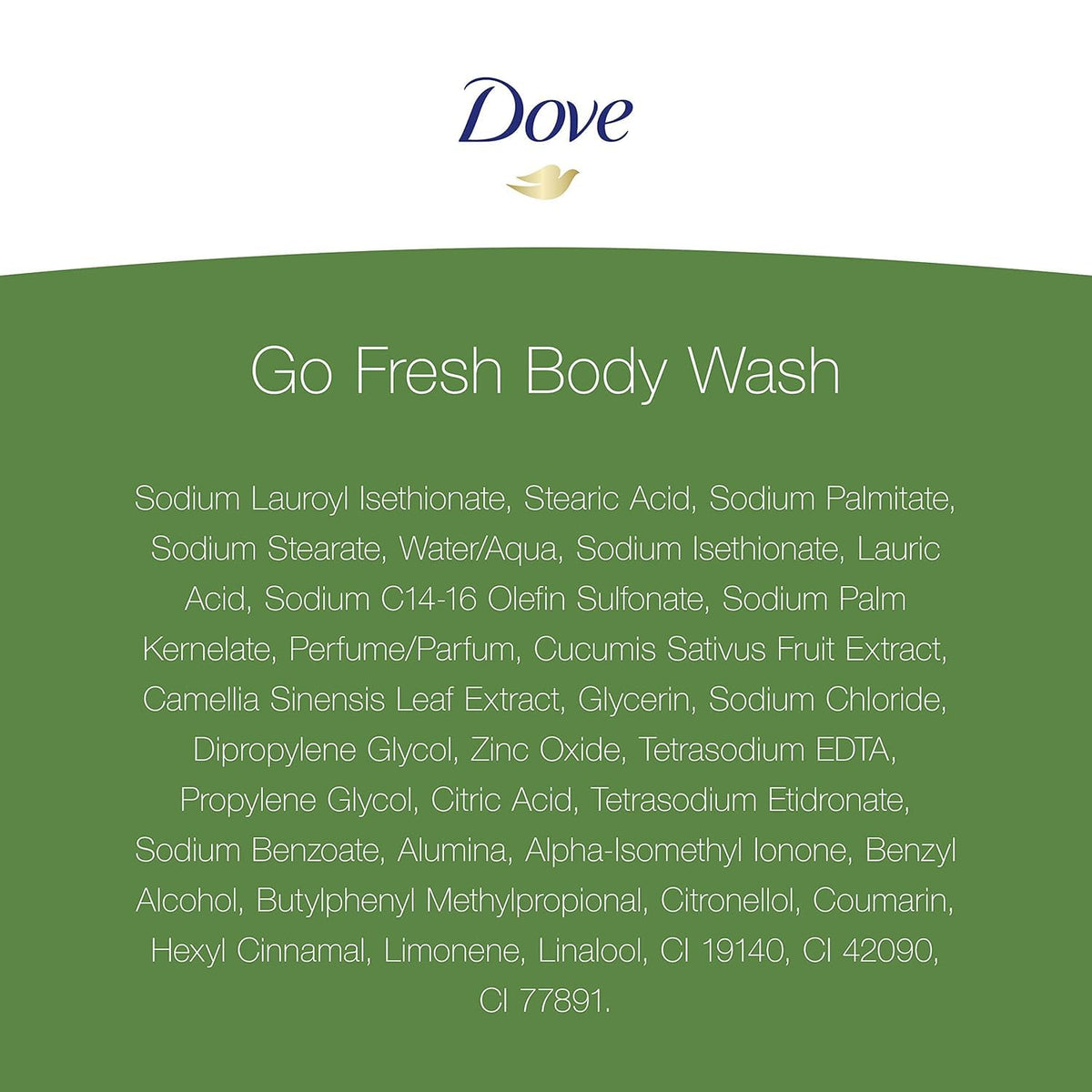 Dove being dispensed from bottle to hand demonstrating easy use