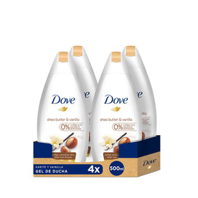 Dove bottle front packaging showing scent and gentle formula benefit