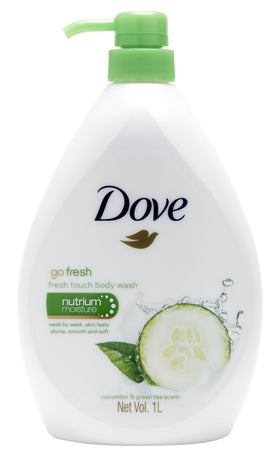 Dove Go Fresh front packaging showing brand and freshness benefit