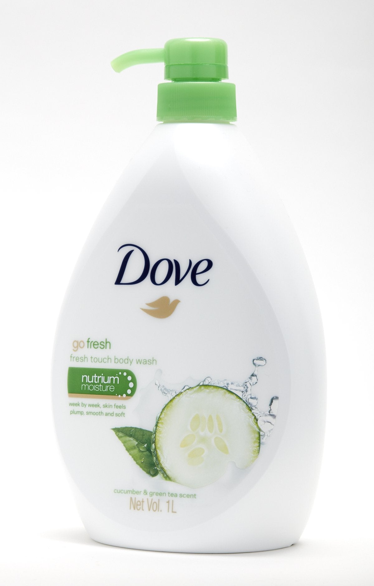 Dove Go Fresh on a bathroom shelf in lifestyle setting suggesting daily freshness