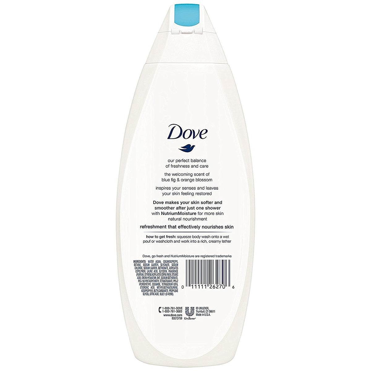 Dove Go Fresh Restore in-shower use demonstrates creamy lather and moisturizing benefit
