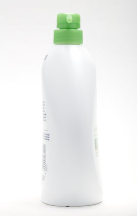 Dove Go Fresh bottle in hand for size comparison and portability benefit