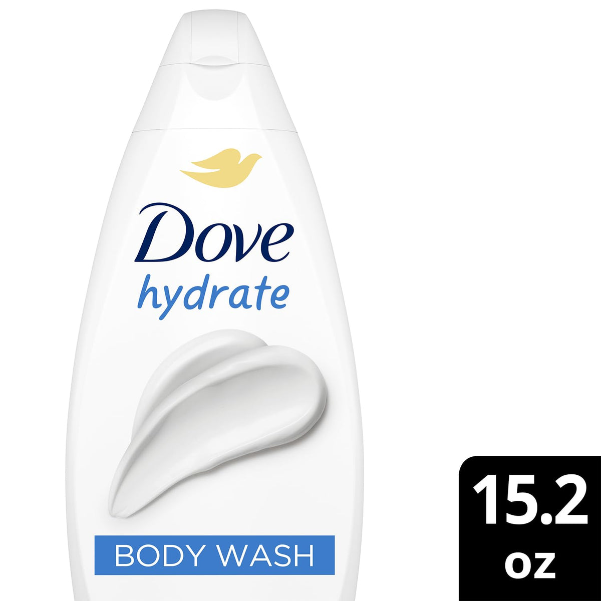 Dove hydrate lather texture on hand illustrating creamy moisturizing feel