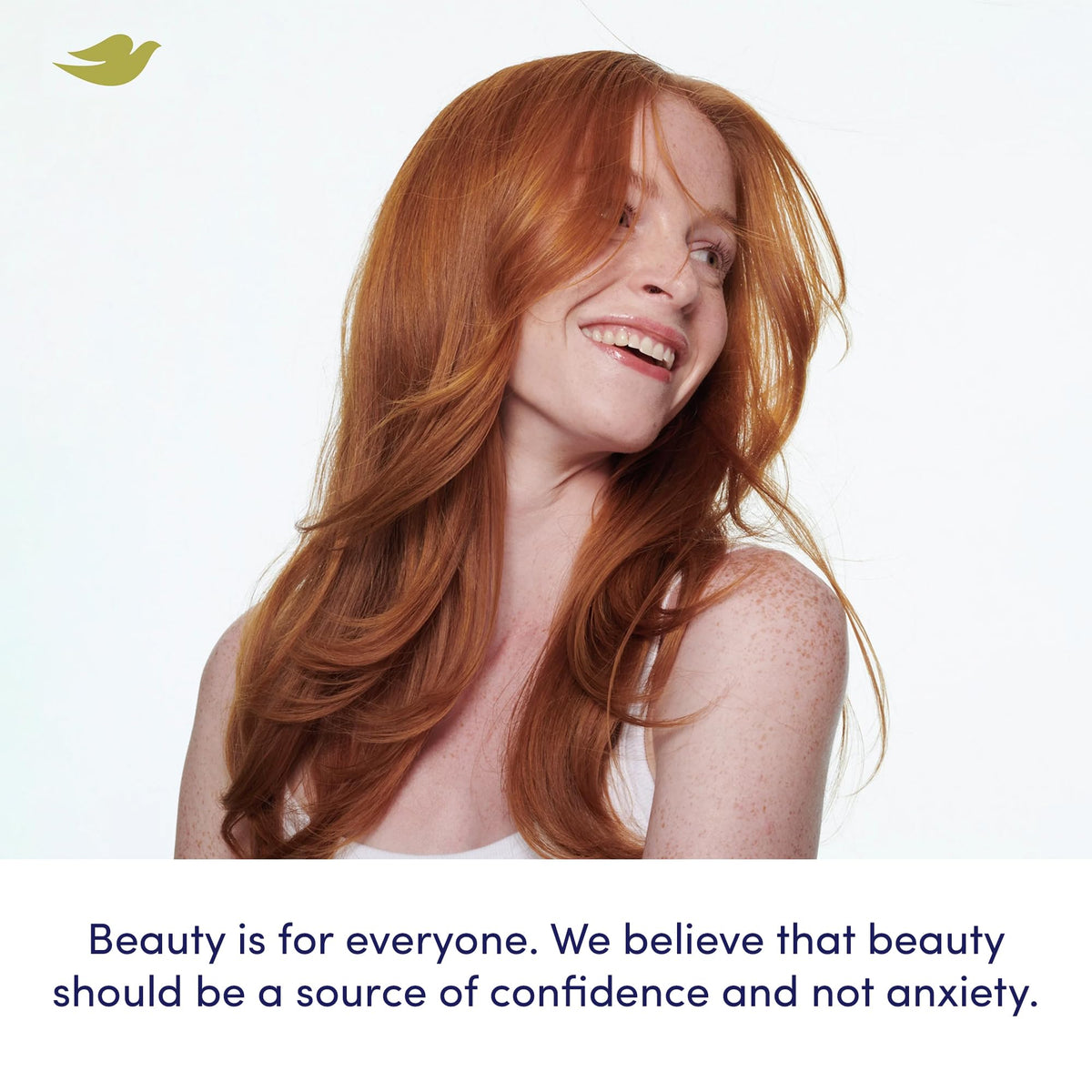 Dove ingredients label detail emphasizing cruelty-free formulas and gentle moisturizers