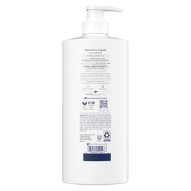 Dove label close-up highlighting Bio-Protein Care and ingredient callout