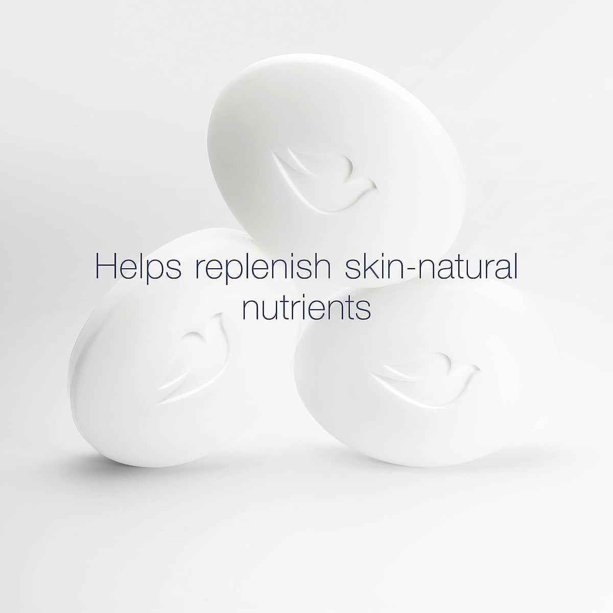 Close-up creamy lather of Dove bar demonstrating gentle moisturizing foam