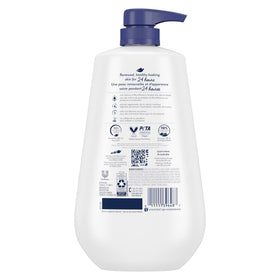 Dove rich lather texture detail showing creamy foam for moisturized skin