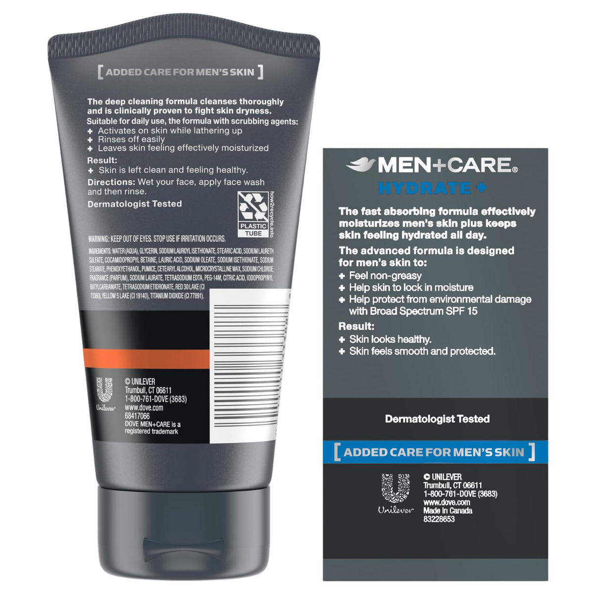 Dove Hydrate+ SPF 15 lotion close-up tube emphasizing lightweight moisturizing benefit