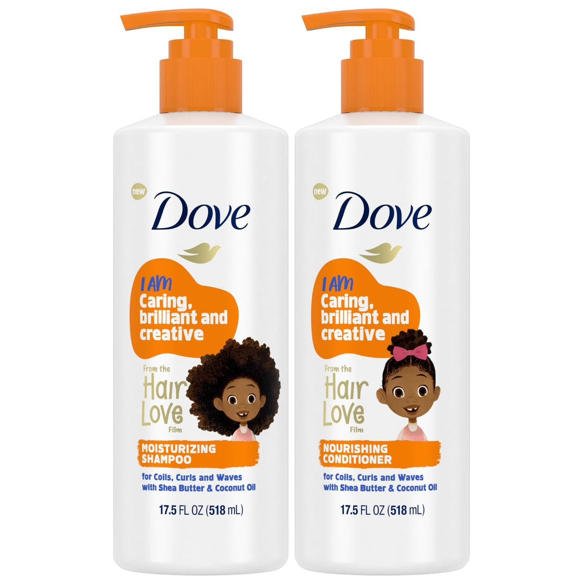Dove Love Collection front packaging showing set and positive message