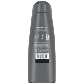 Dove Men+Care back label with ingredient and usage details for clarity