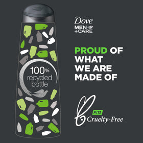 Dove Men+Care six-bottle pack for household supply and value advantage