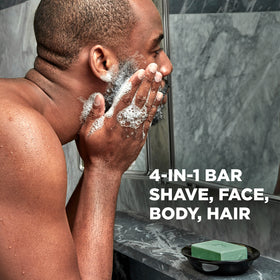 Dove Men+Care bar close-up texture highlighting creamy moisture