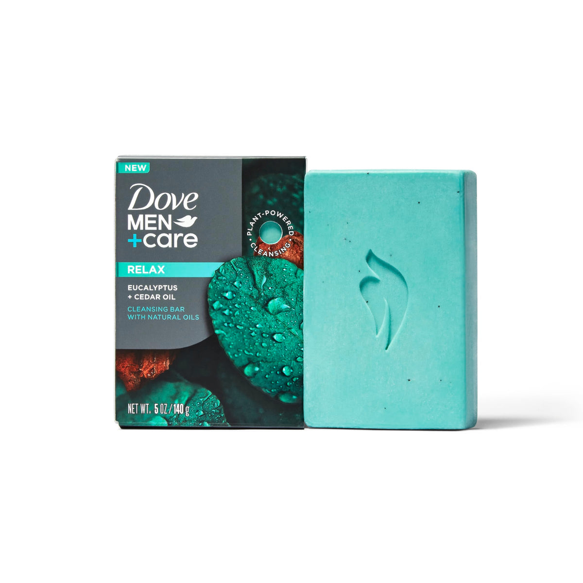 DOVE MEN + CARE bar lather used during shave showing smoother shave benefit