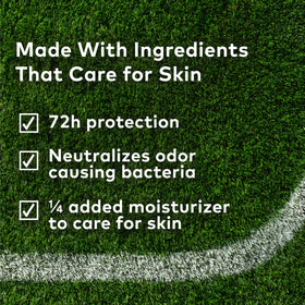 Dove Men+Care body + face wash bottle label showing MicroMoisture hydration and recycled plastic